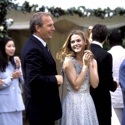 Christine Baumgartner shares three kids with Costner.